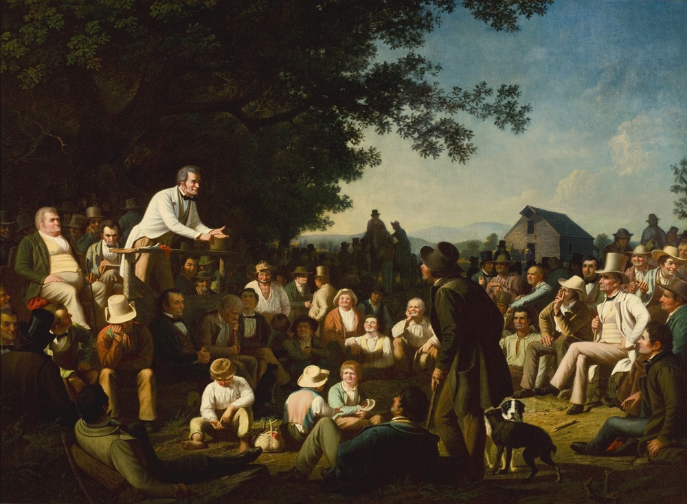 George Caleb Bingham – Stump Speaking, 1853–54