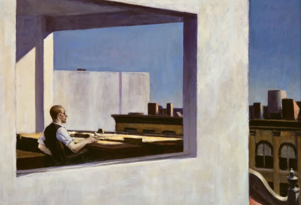 Edward Hopper – Office in a Small City, 1953