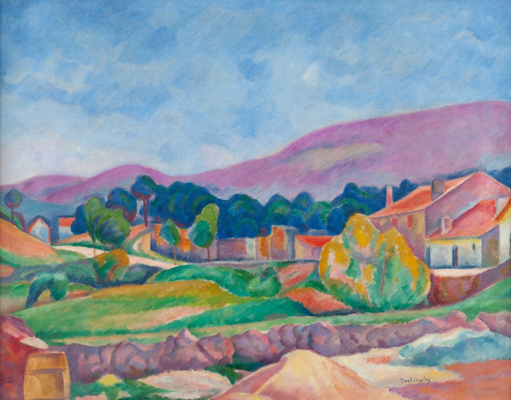 Józef Pankiewicz – Pejzaż z San Rafael, 1915-1916